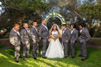 Bridal Formal Portrait at Rengstorff home, Mountain see, CA