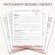 Photography contracts for Wedding