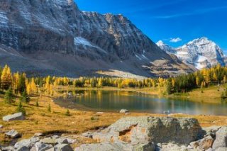 Hungabee Lake, Opabin Plateau, Yoho National Park, British Columbia