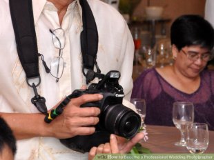 Image titled Become an expert Wedding Photographer action 3