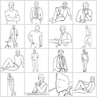 Posing Guide for taking Great pictures of Men