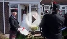 wedding bagpiper north east